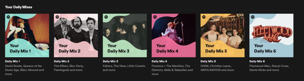 Spotify Daily Mix Playlist