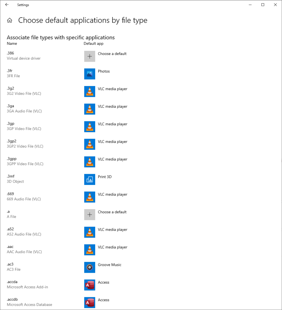 Changing Windows Default Applications The Computer & Technology Network