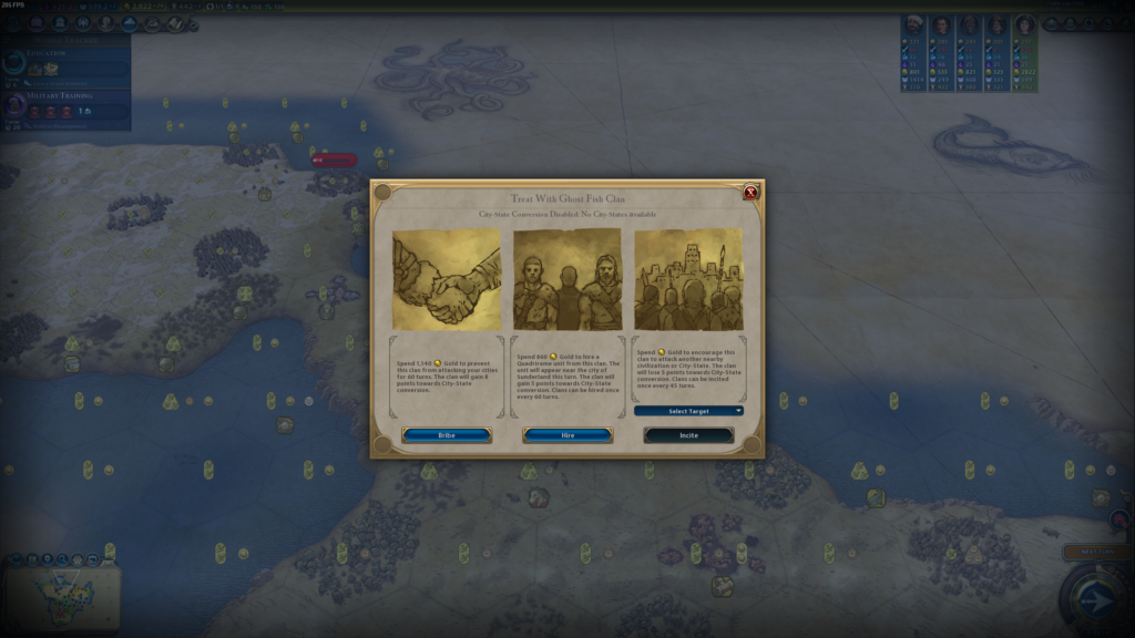 Diplomacy with Barbarians in Civilization 6